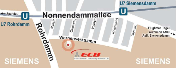 Karte Schulungsstandort Berlin