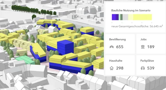 Kennzahlen eines Szenarios in ArcGIS Urban