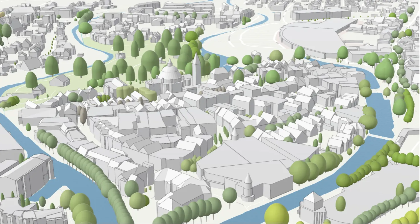 3D-Stadtmodell Nordhorn
