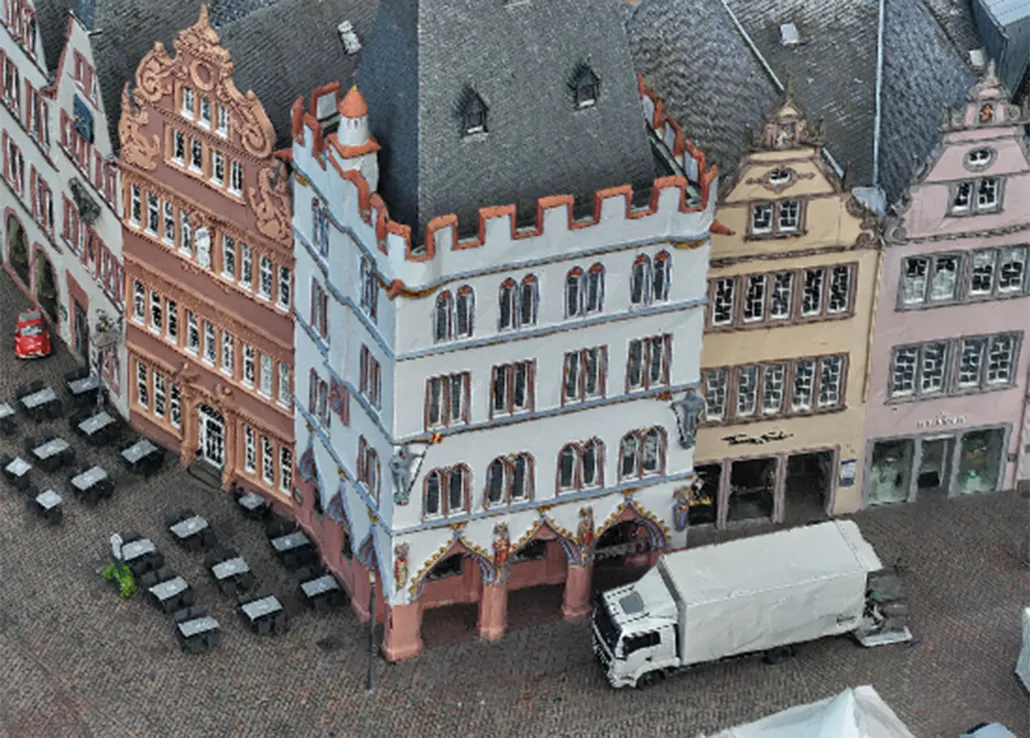 Bestandsvermessung am Hauptmarkt Trier
