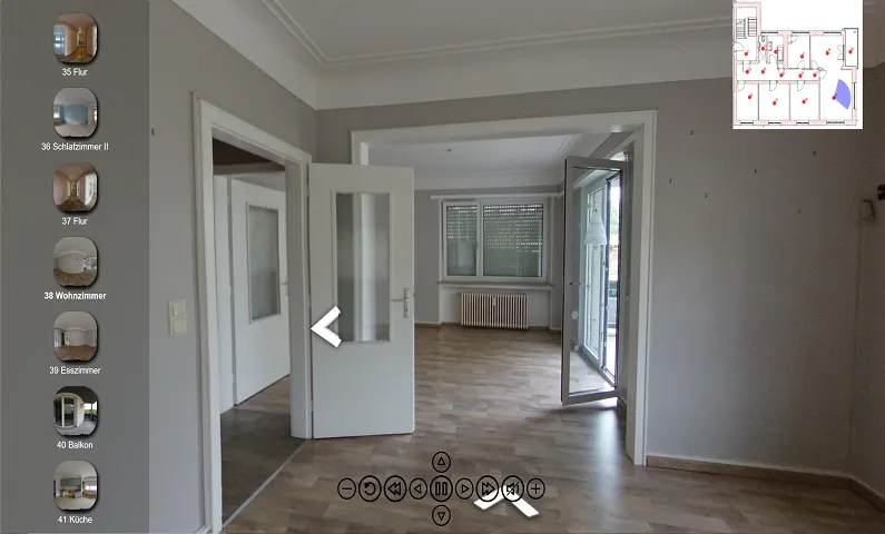 360°-Tour einer Immobilie